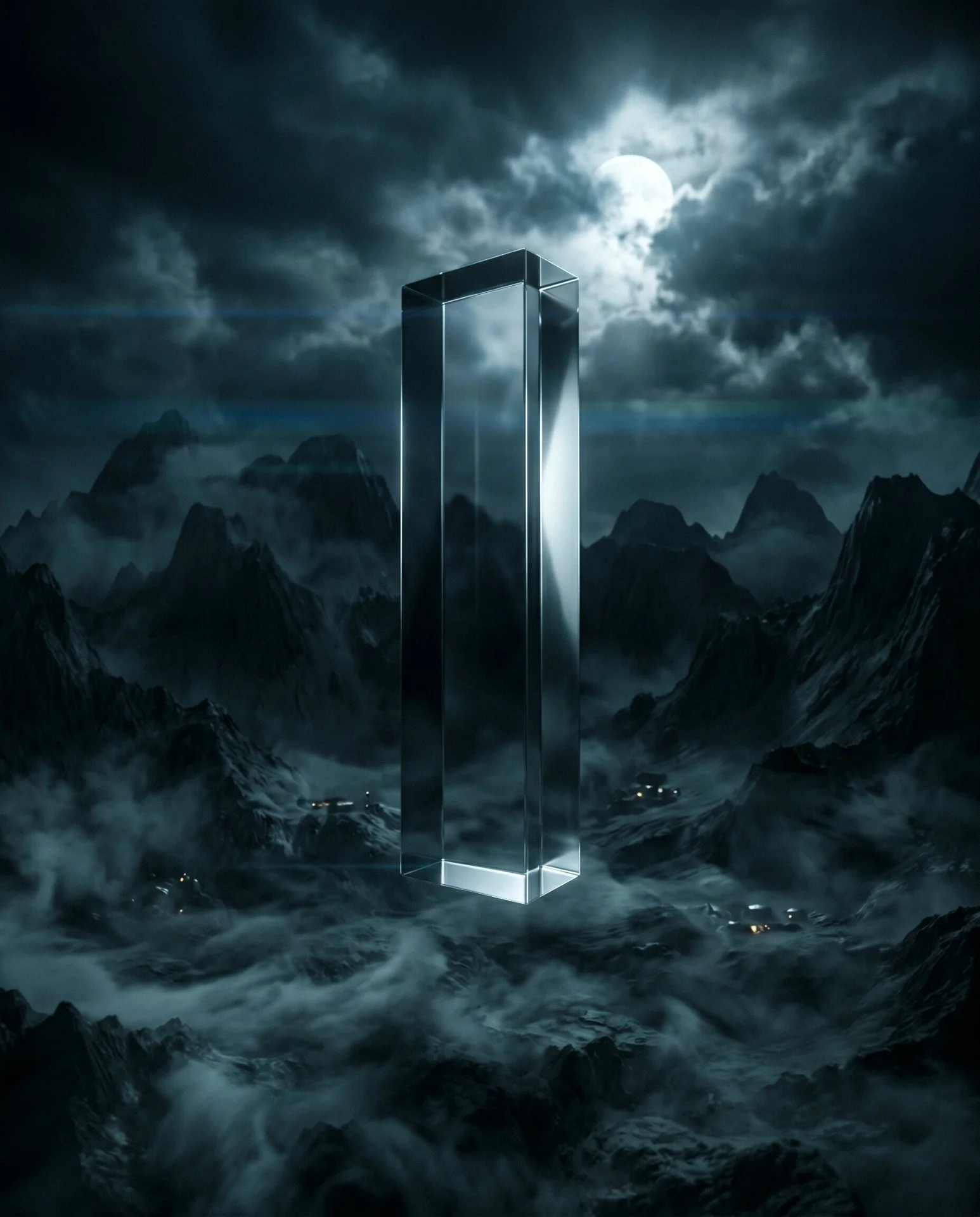 Cinematic still — atmospheric AI scene