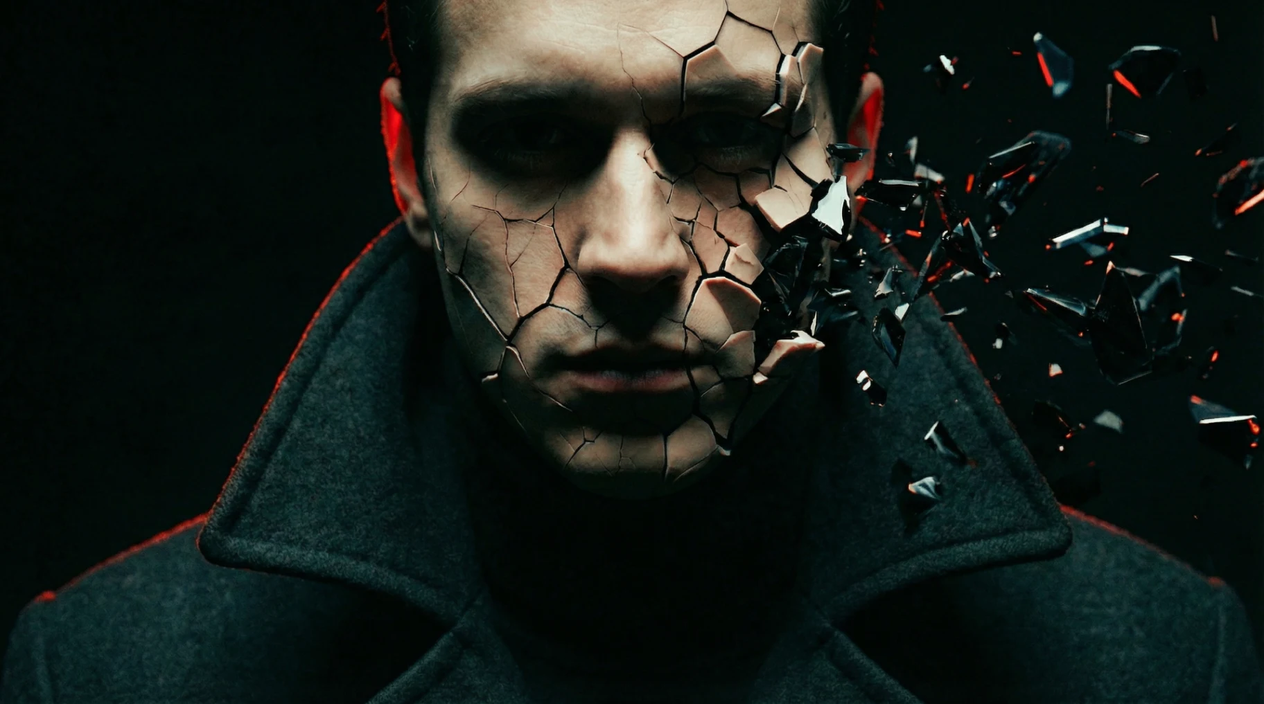 Eden Makers AI-powered cinematic visuals - futuristic cityscape with neon lighting