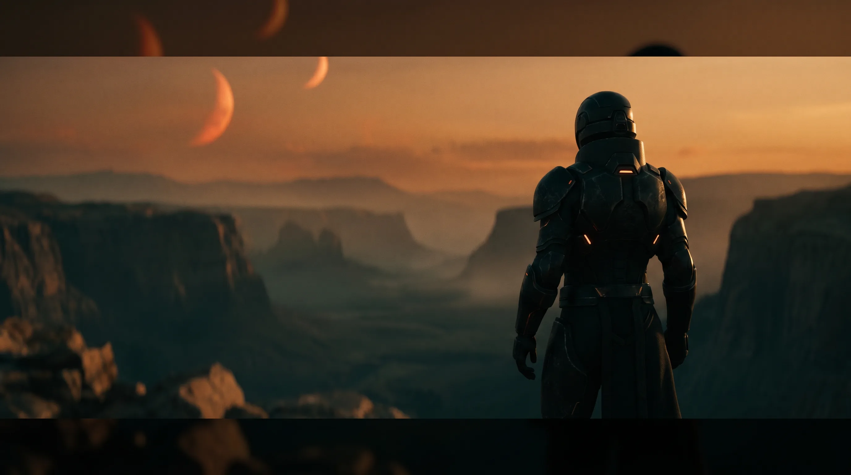 Game cinematic visual