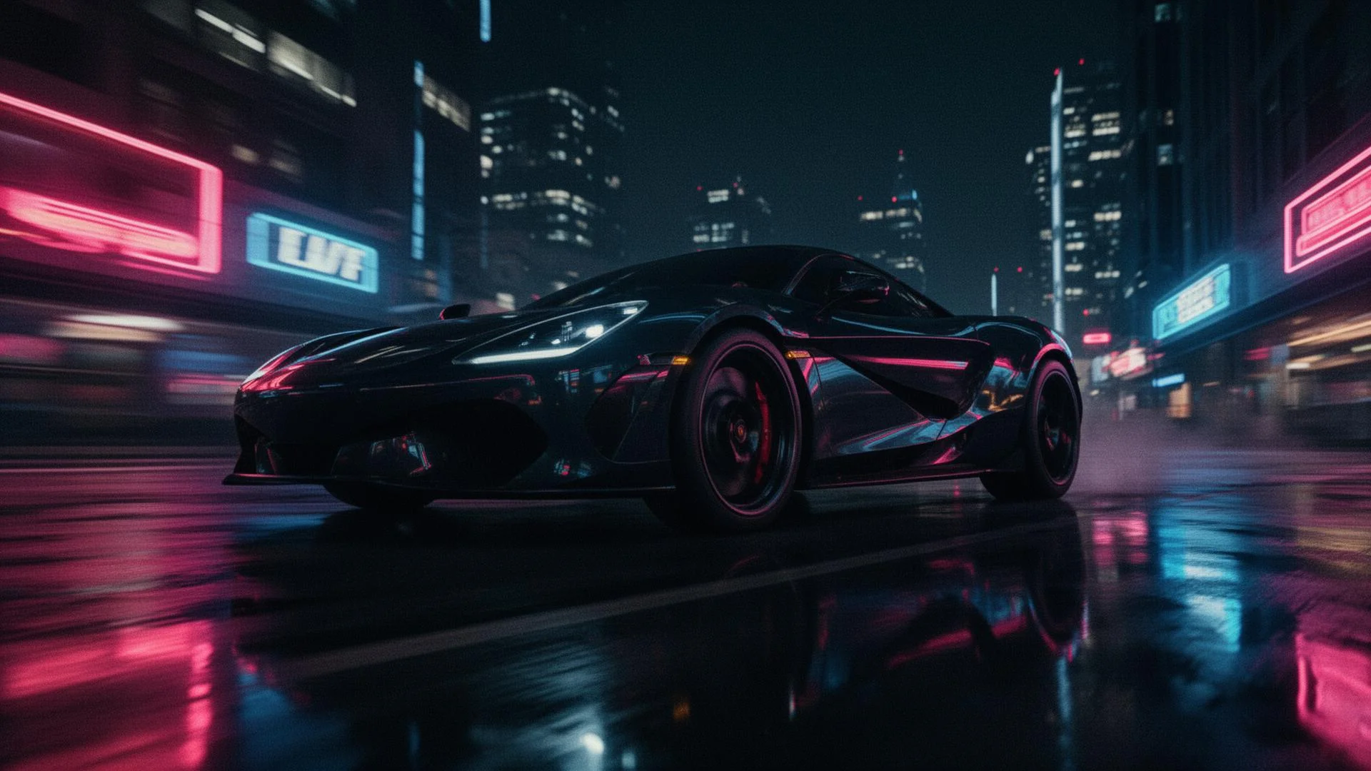 Advertising concept automotive visual