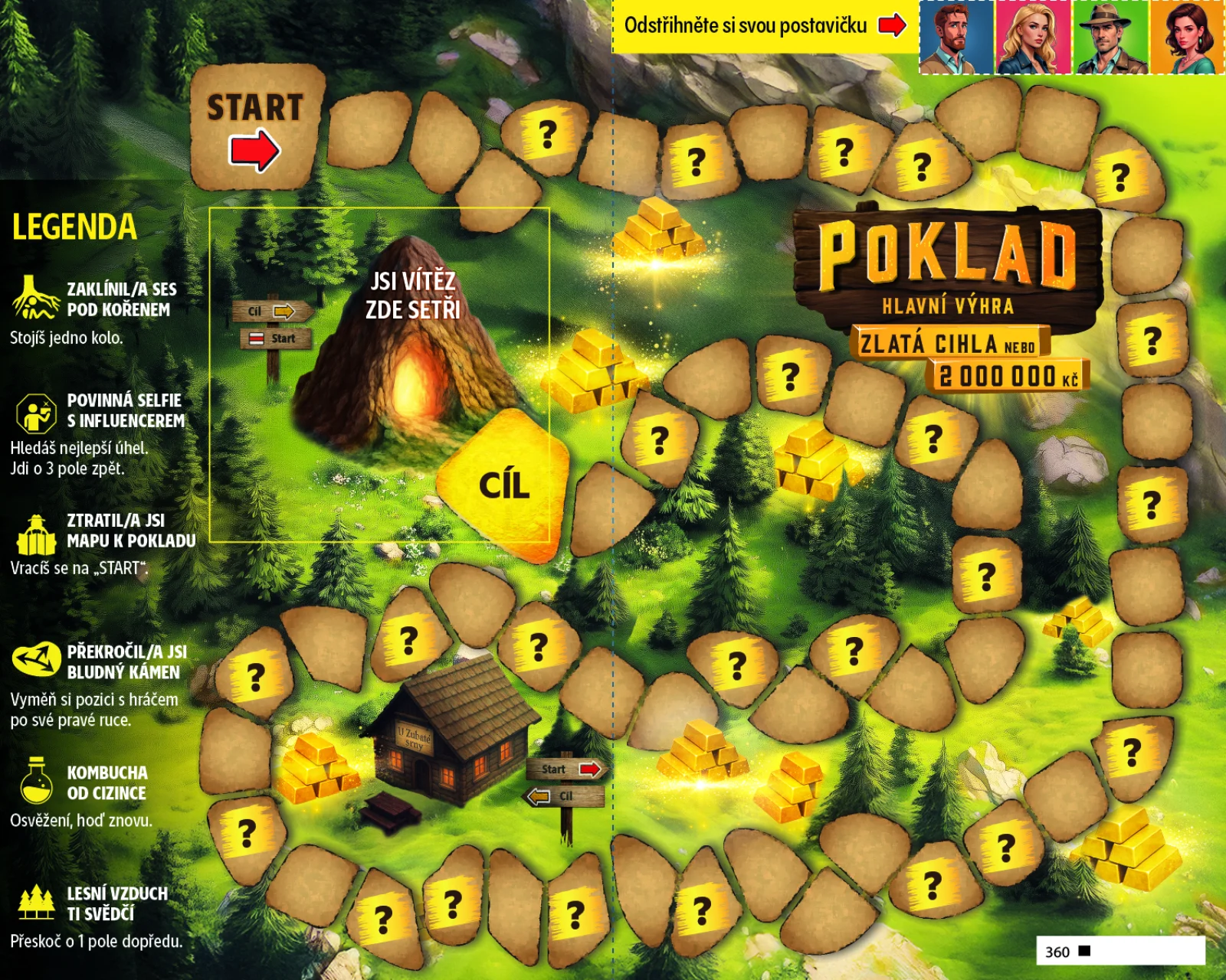POKLAD board artwork as printed
