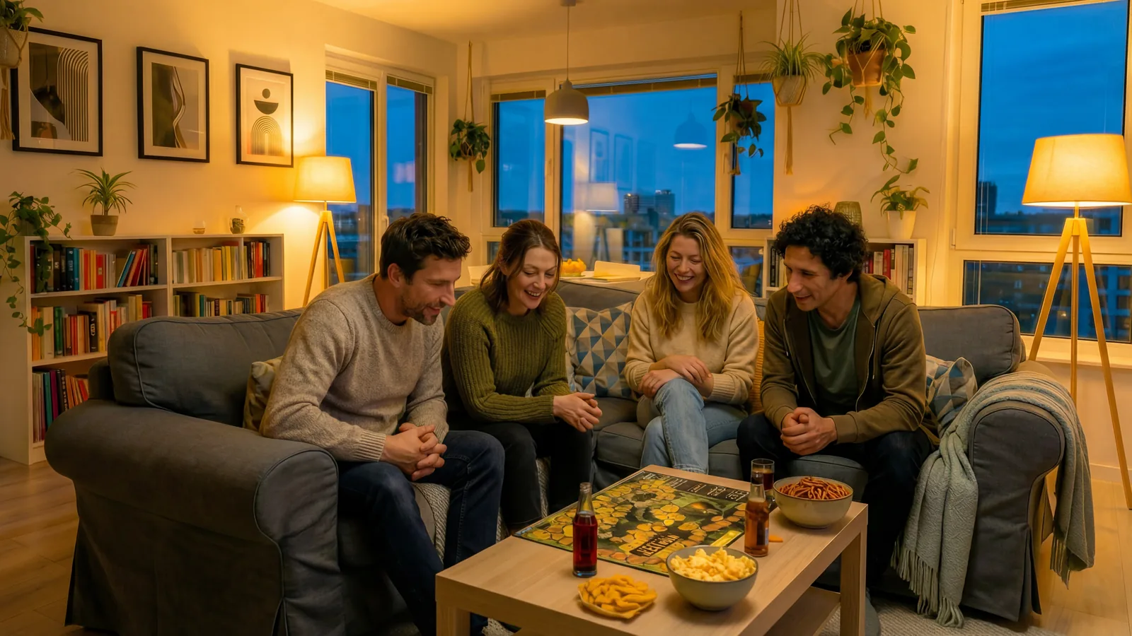 Act 1 · four players, one ticket
