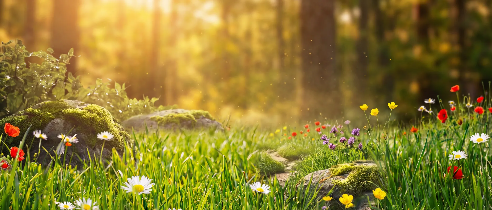 V1 · spring meadow panorama