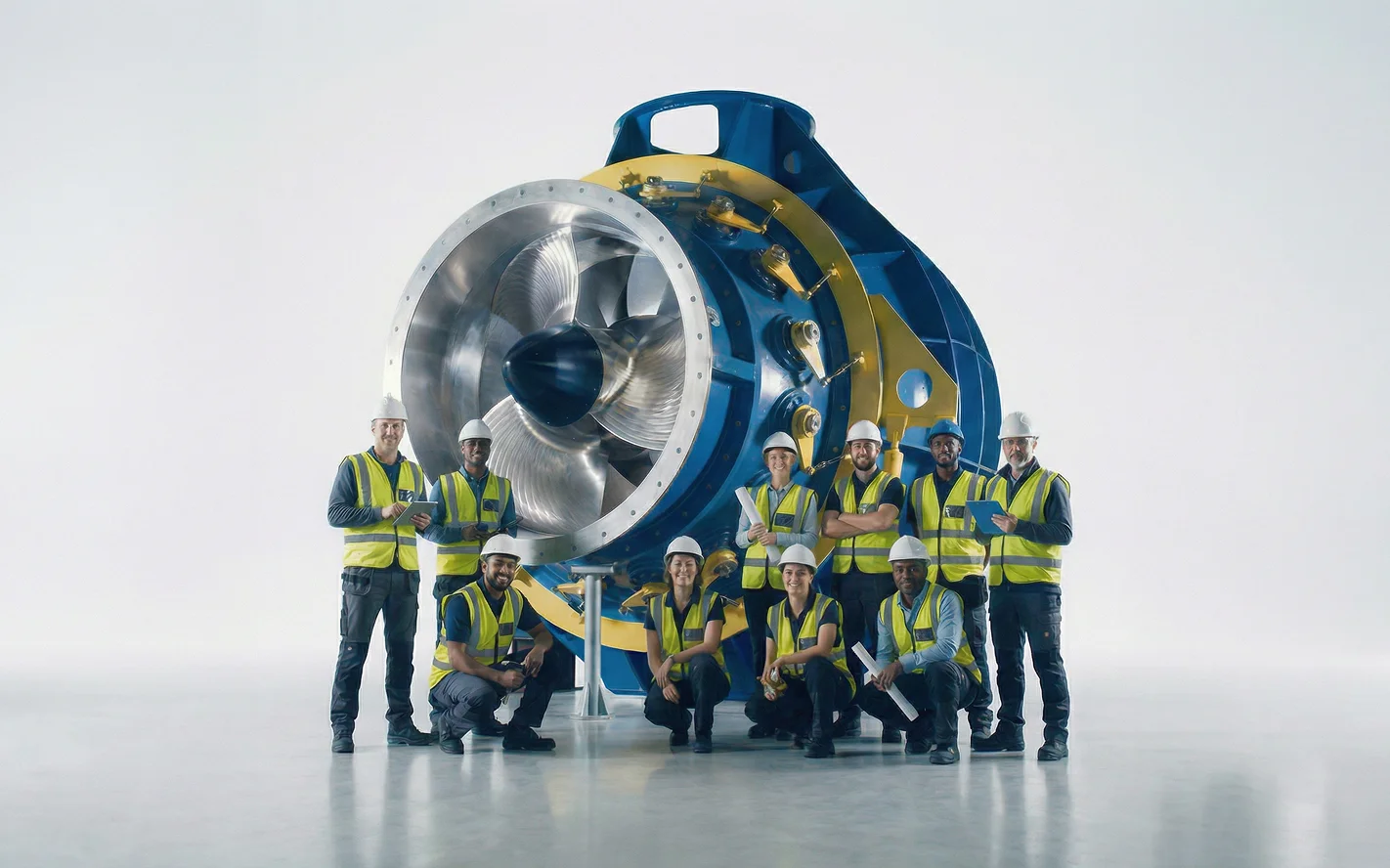 Mavel team with turbine